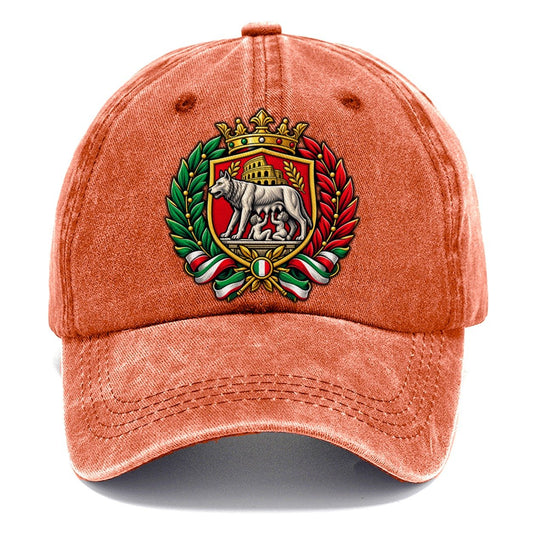 Italy Heraldic Crest Country Logos Classic Cap – Terracotta Clay