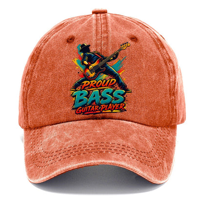 Proud Bass Guitar Player Music Instruments Classic Cap – Terracotta Clay