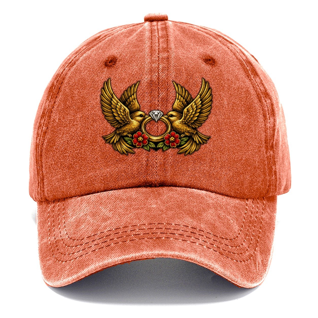 Claddagh Symbol Classic Cap – Terracotta Clay