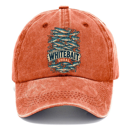 Whitebait Shoal Stack Fishing Club Classic Cap – Terracotta Clay