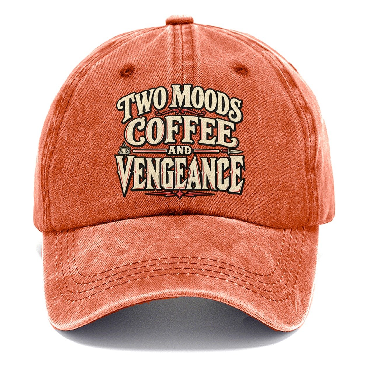 Two Moods Coffee And Vengeance American Wit Classic Cap – Terracotta Clay
