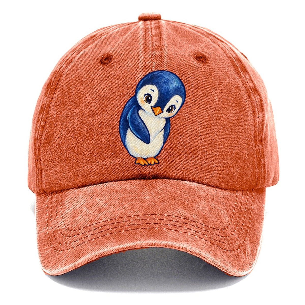 Penguin Little Bow Sea Sprite Classic Cap – Terracotta Clay
