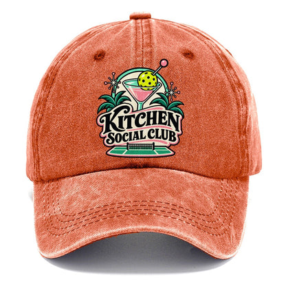 Kitchen Social Club Pickleball Life Classic Cap – Terracotta Clay