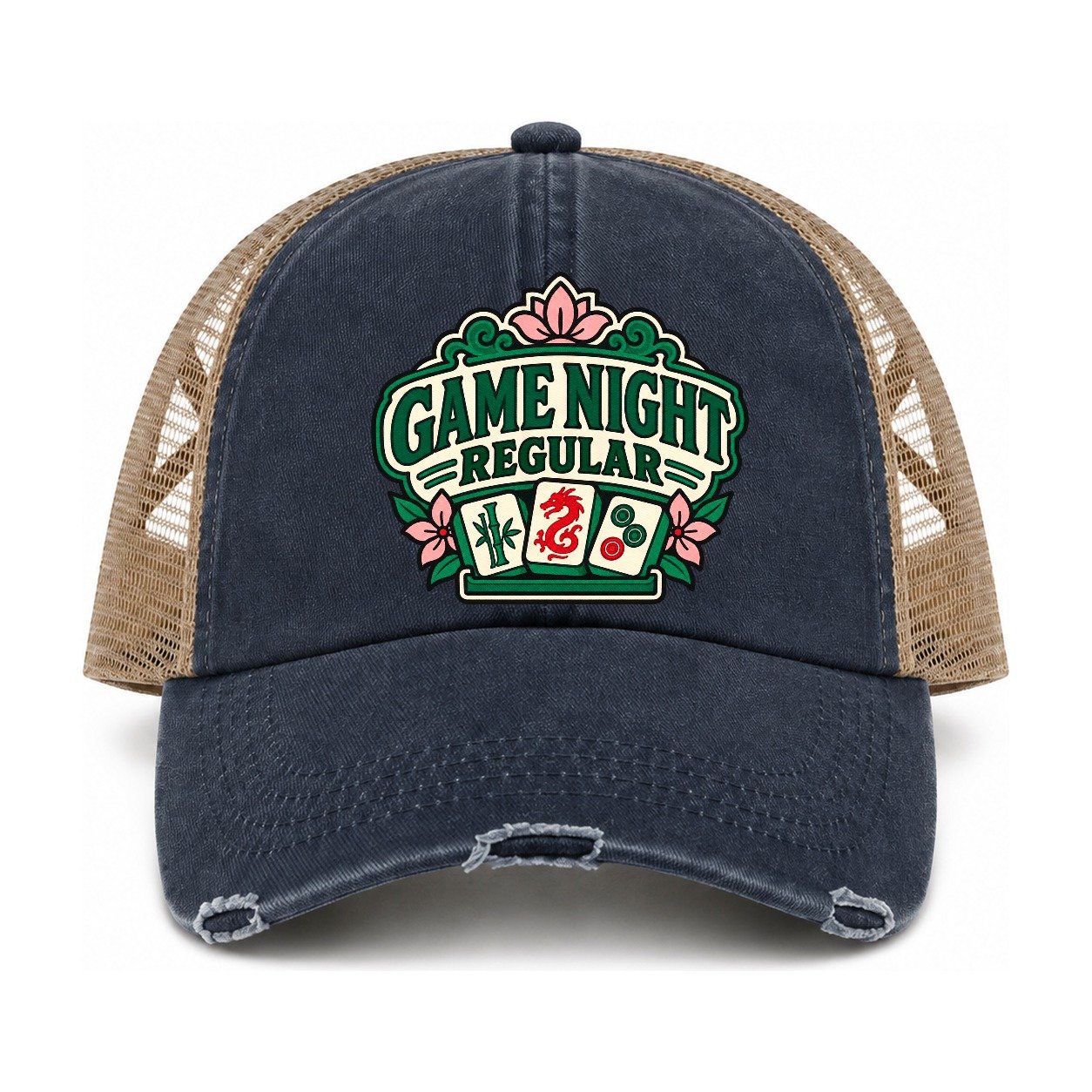 Navy-Khaki — front view