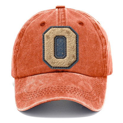 Varsity Chenille O Monogram Classic Cap – Terracotta Clay