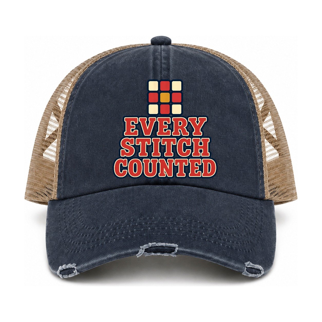 Navy-Khaki — front view