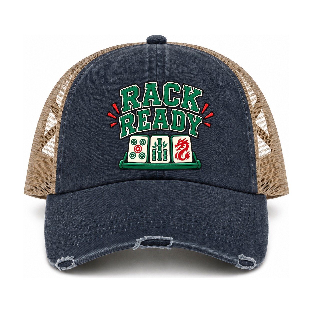 Navy-Khaki — front view