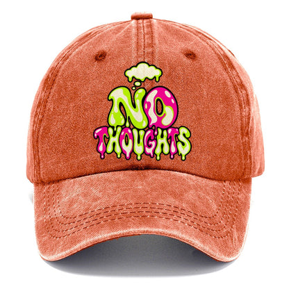 No Thoughts Crazy Styles Classic Cap – Terracotta Clay