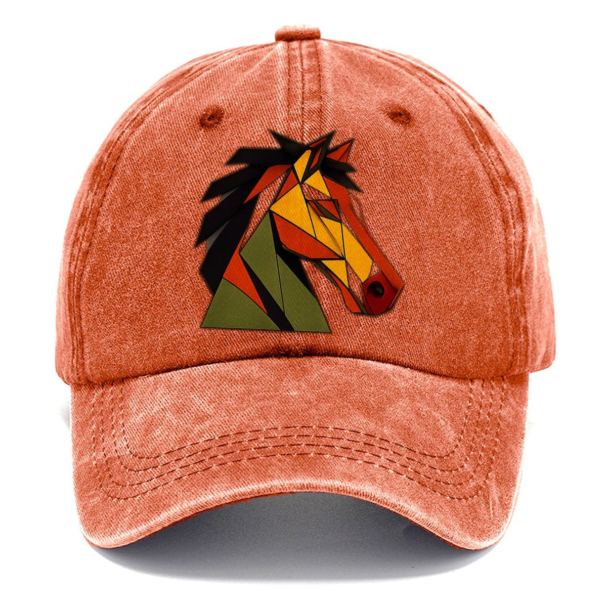 Horse Head Profile Classic Cap – Terracotta Clay