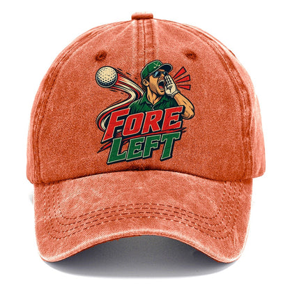 Fore Left Golf Life Classic Cap – Terracotta Clay