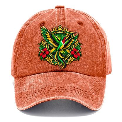 Jamaica Heraldic Crest Country Logos Classic Cap – Terracotta Clay