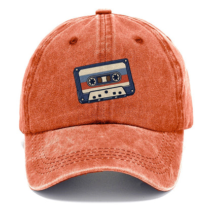 Cassette Tape Tiny Solo Marks Classic Cap – Terracotta Clay