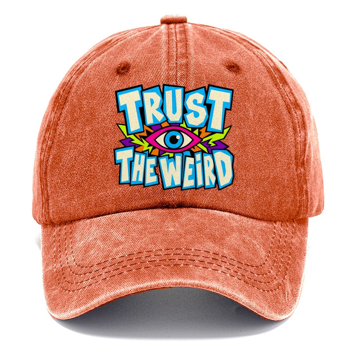 Trust The Weird Crazy Styles Classic Cap – Terracotta Clay