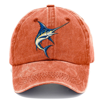 Swordfish Blade Fishing Elegant Classic Cap – Terracotta Clay