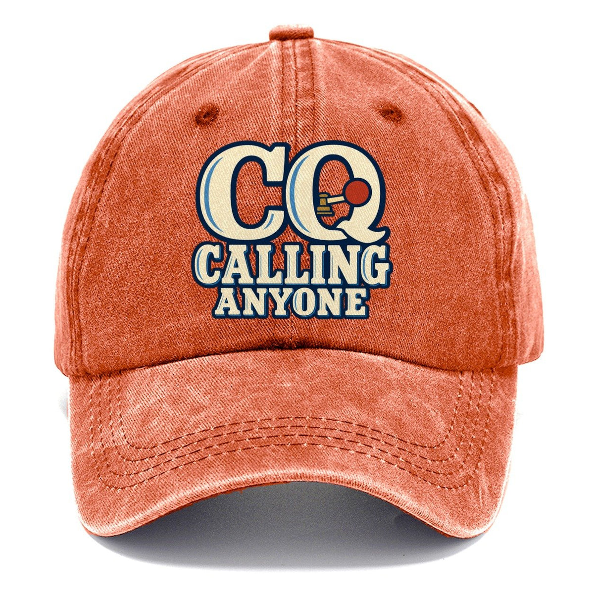 Cq Calling Anyone Amateur Radio Classic Cap – Terracotta Clay