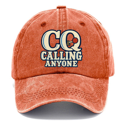 Cq Calling Anyone Amateur Radio Classic Cap – Terracotta Clay