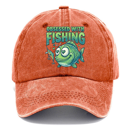 Obsessed With Fishing Classic Cap – Terracotta Clay