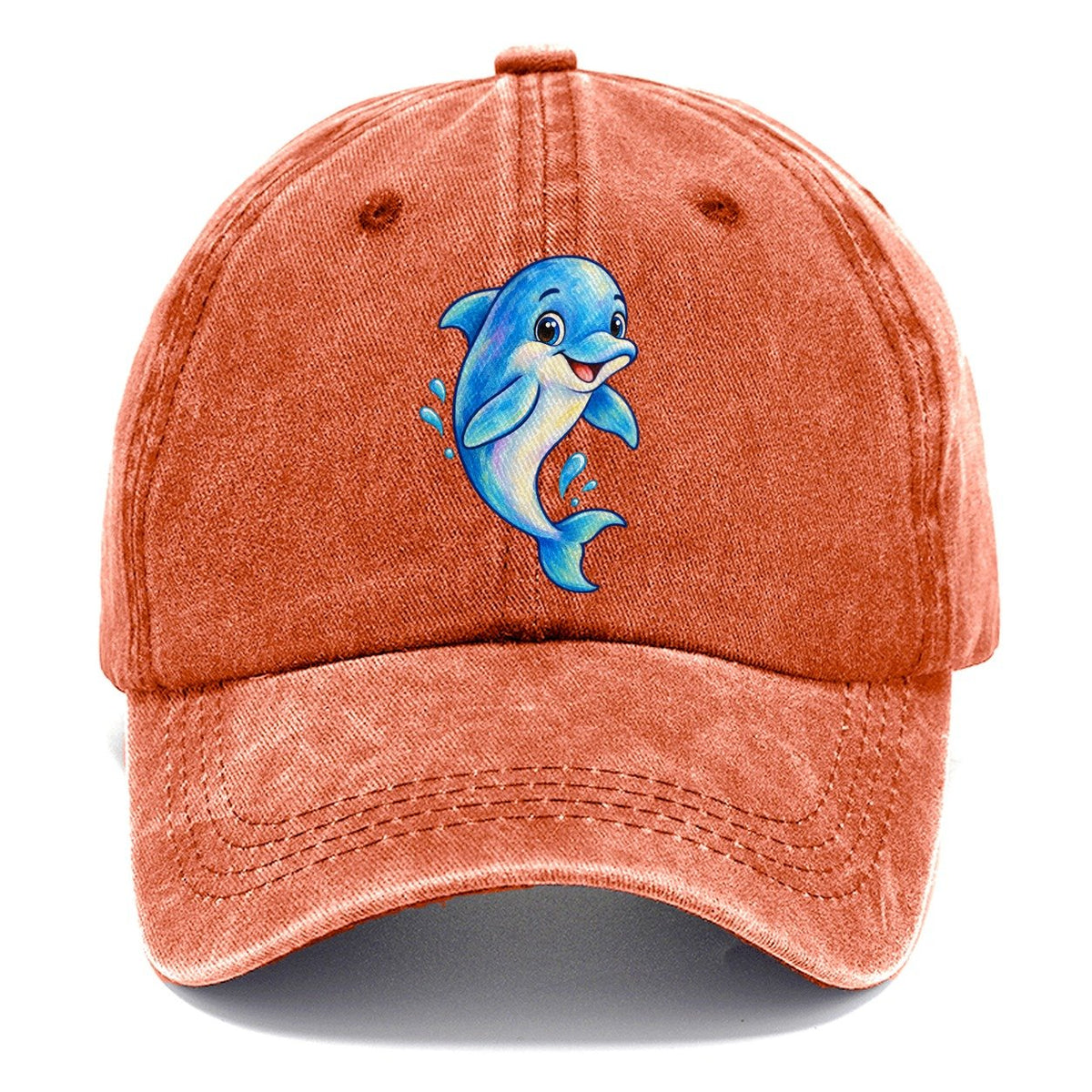 Dolphin Friendly Leap Sea Sprite Classic Cap – Terracotta Clay