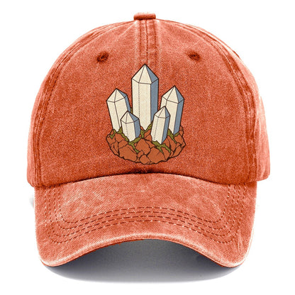 Quartz Cluster Study Rocks And Minerals Classic Cap – Terracotta Clay