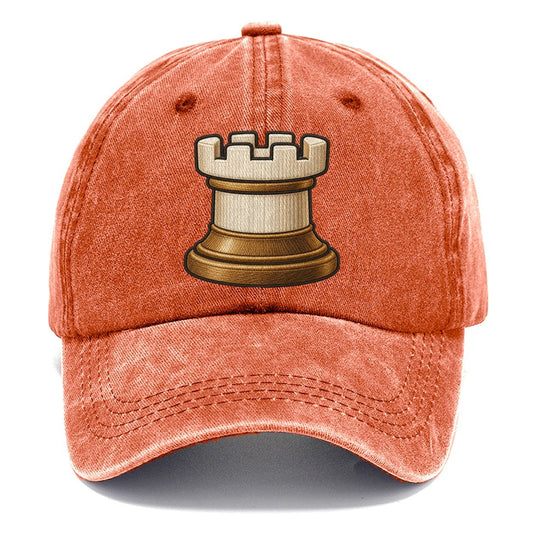 Rook Castle Token Board Games Classic Cap – Terracotta Clay