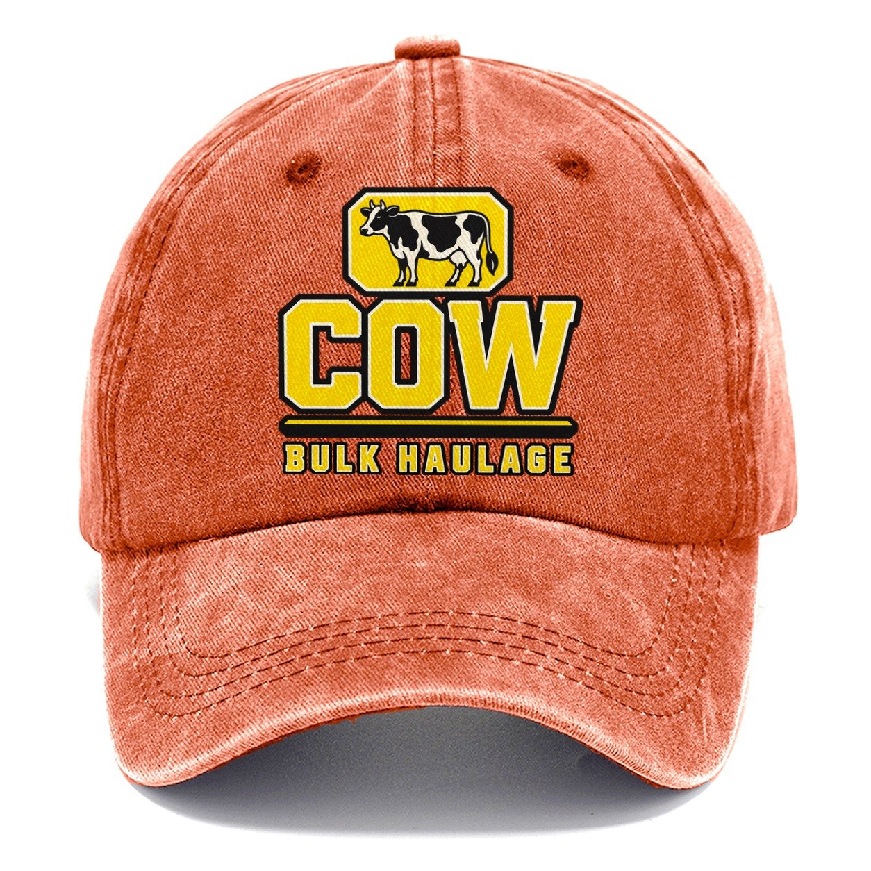 Cow Bulk Haulage Heavy Duty Classic Cap – Terracotta Clay