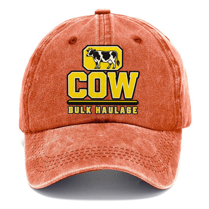 Cow Bulk Haulage Heavy Duty Classic Cap – Terracotta Clay