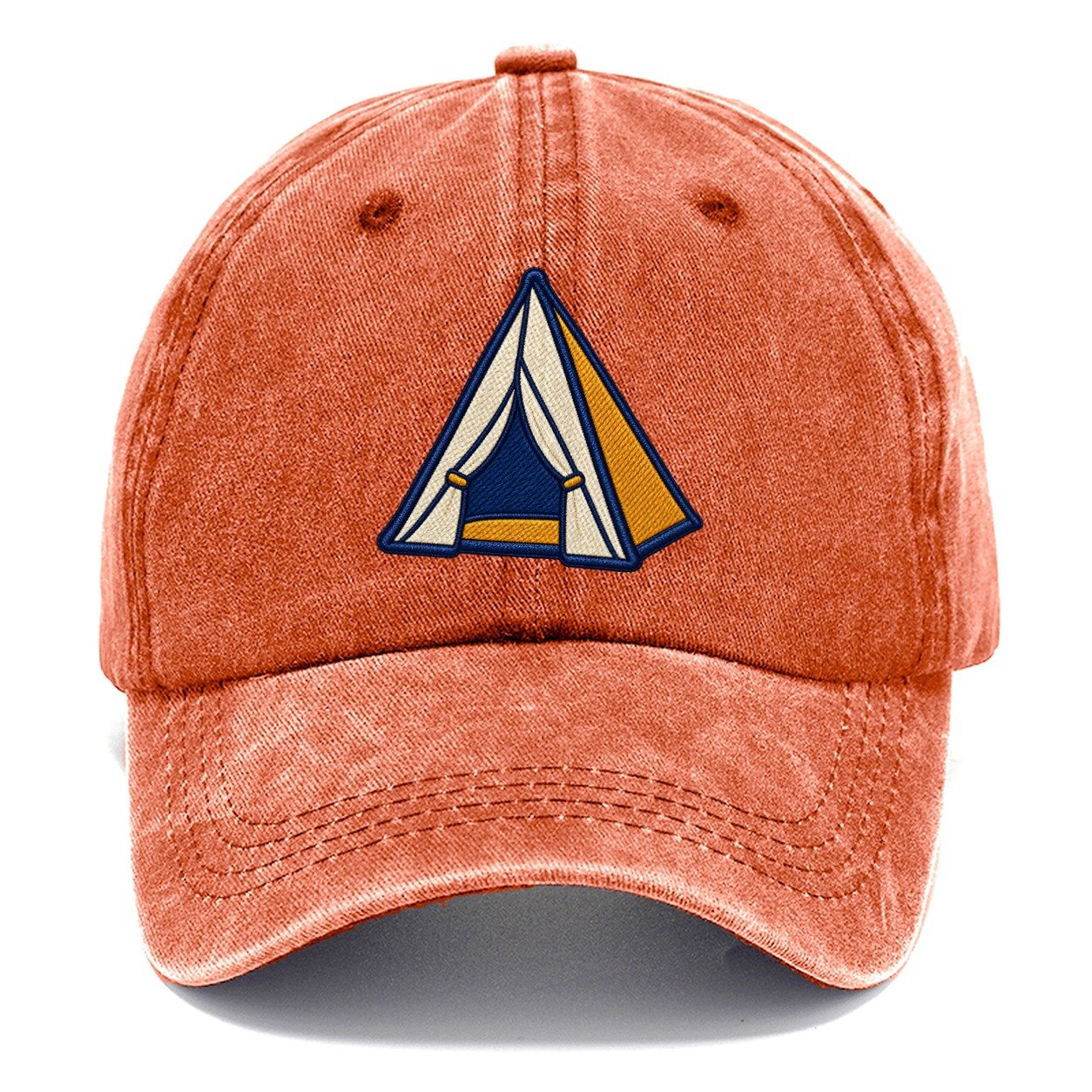 Dome Camping Tent Tiny Solo Marks Classic Cap – Terracotta Clay