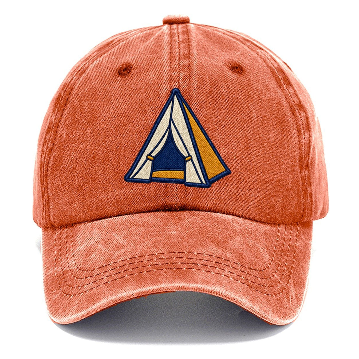 Dome Camping Tent Tiny Solo Marks Classic Cap – Terracotta Clay