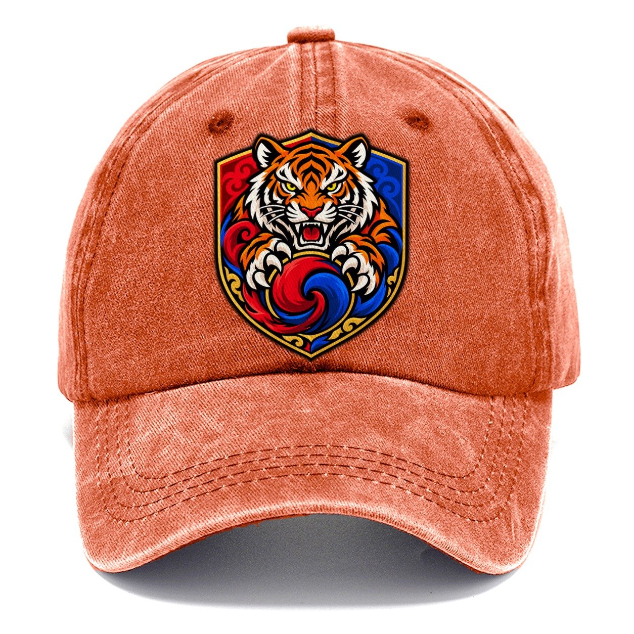South Korea Minimal Emblem Country Logos Classic Cap – Terracotta Clay