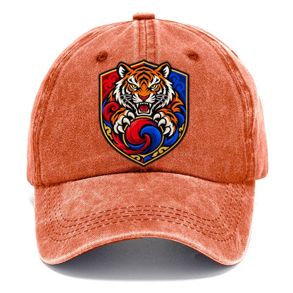 South Korea Minimal Emblem Country Logos Classic Cap – Terracotta Clay