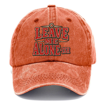 Leave Me Alone Ish American Wit Classic Cap – Terracotta Clay