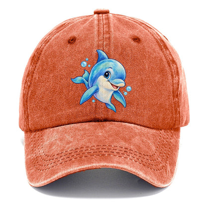 Dolphin Three Quarter Swim Sea Sprite Classic Cap – Terracotta Clay