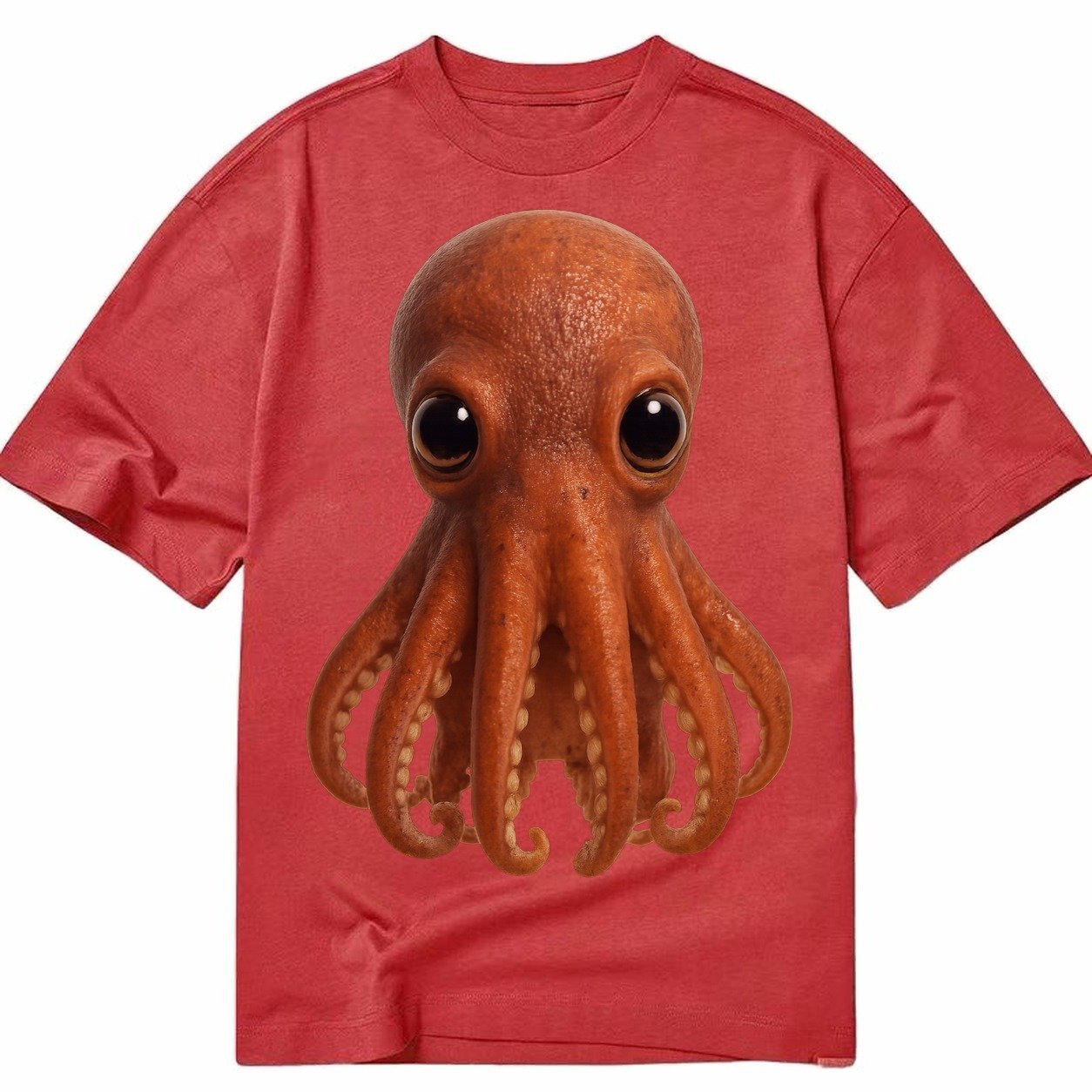 Baby Giant Pacific Octopus Reddish Smaller Tentacles Express Classic T-shirt – Red
