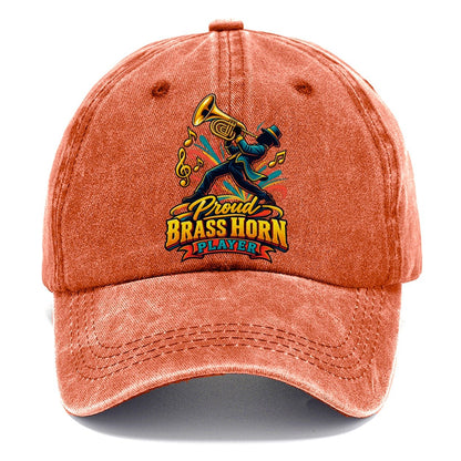 Proud Brass Horn Player Music Instruments Classic Cap – Terracotta Clay
