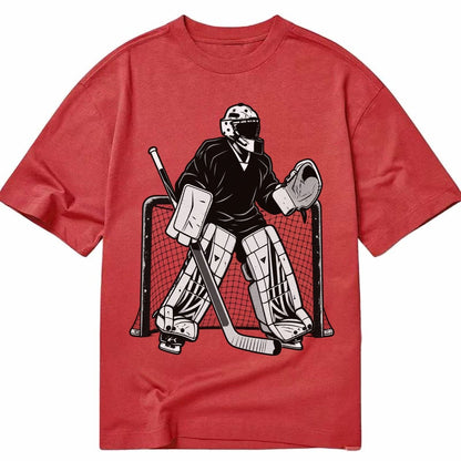 Hockey Goalie Classic T-shirt – Red