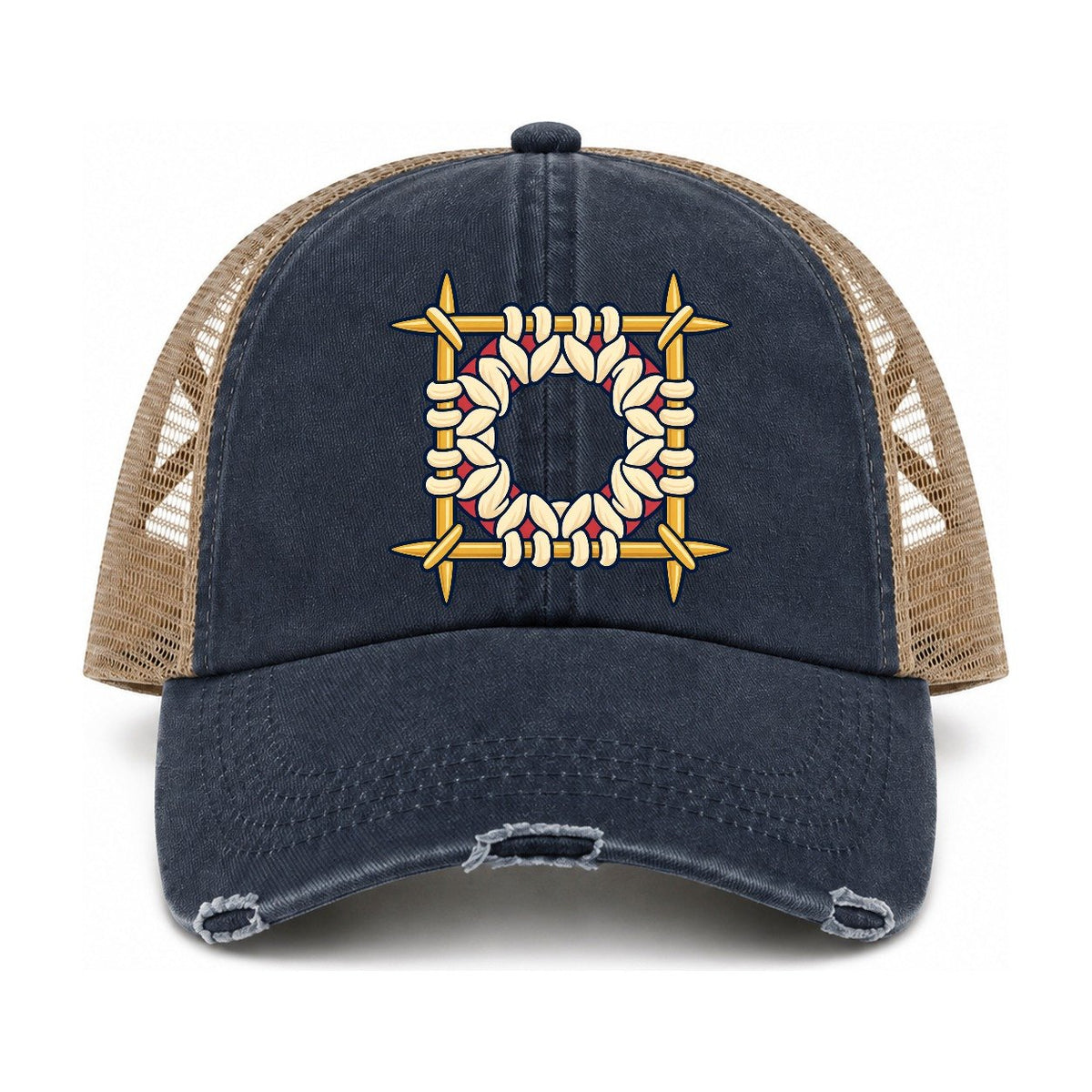 Navy-Khaki — front view