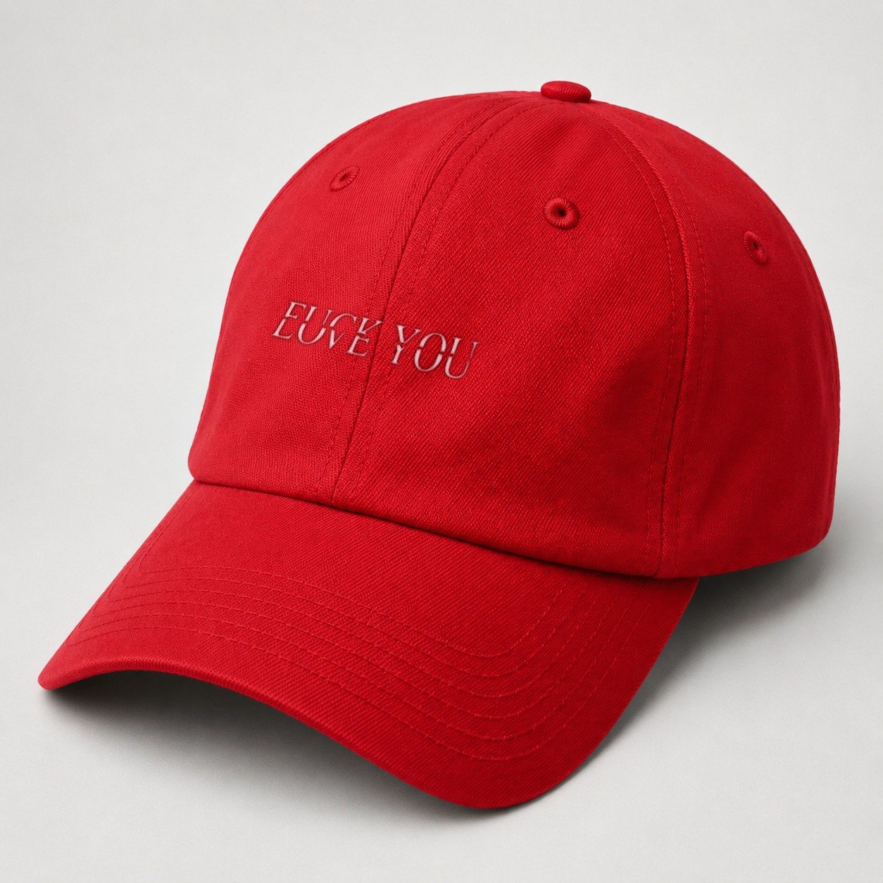 Red — angle view