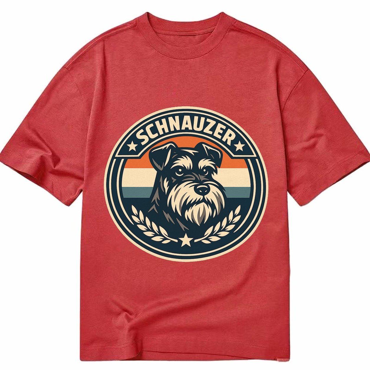 Noble Schnauzer Emblem 00e2f7ecb7d9 1770539386634 Classic T-shirt – Red