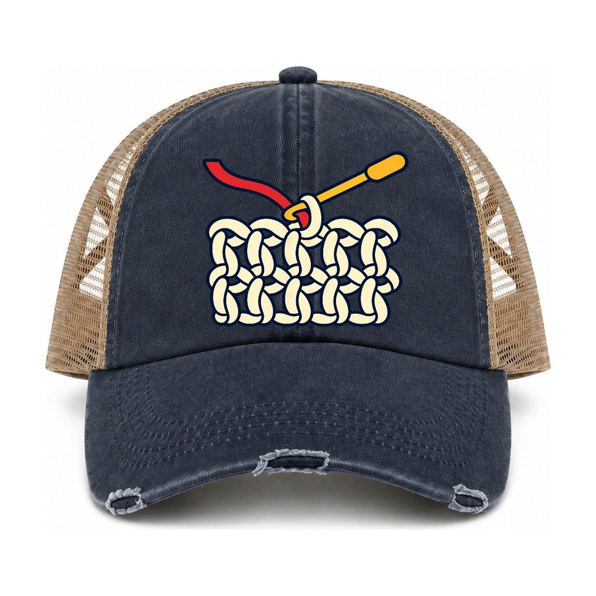 Navy-Khaki — front view