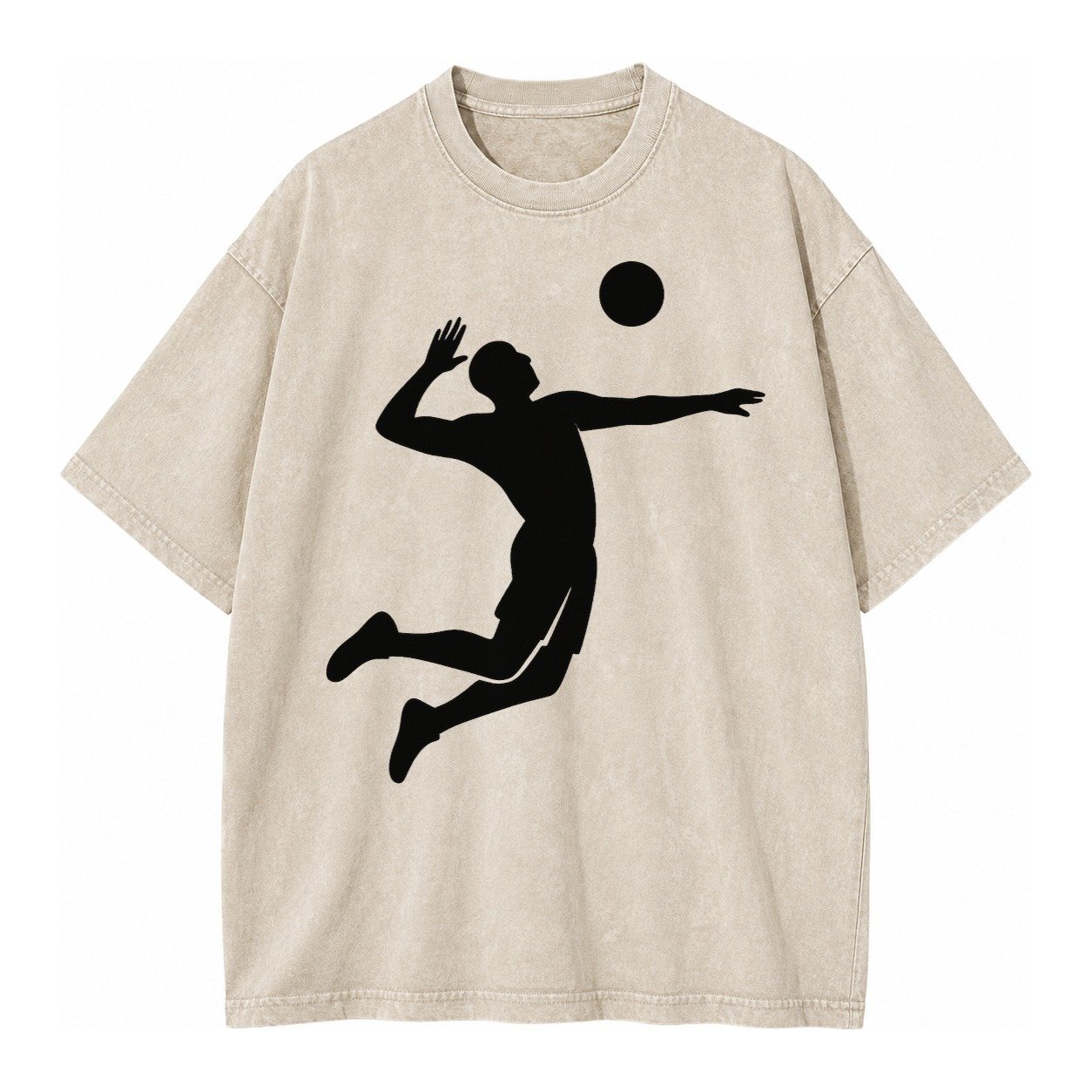 Volleyball Spike Vintage T-shirt – Off White