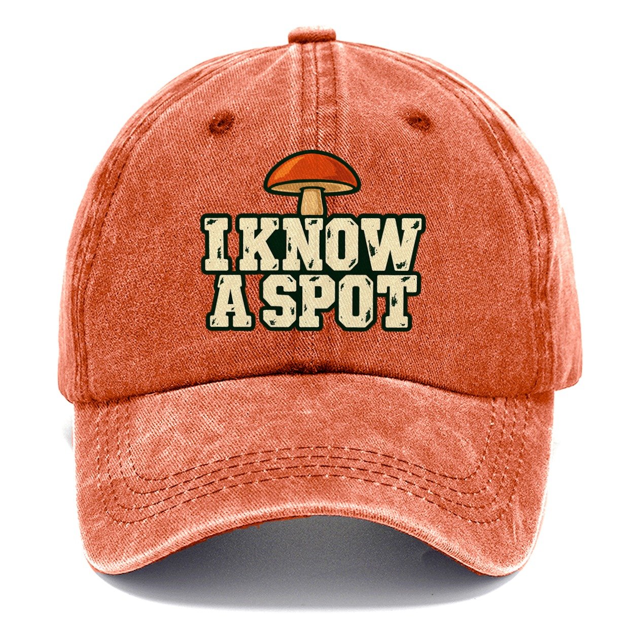 I Know A Spot Foraging And Mycology Classic Cap – Terracotta Clay