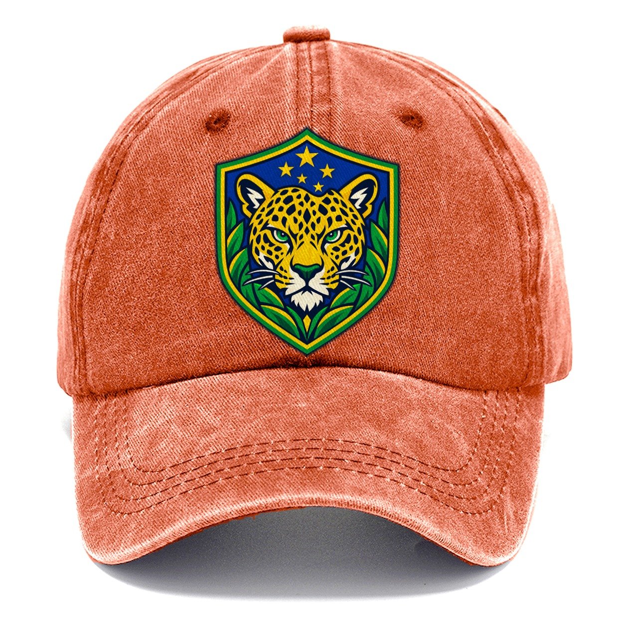 Brazil Minimal Emblem Country Logos Classic Cap – Terracotta Clay