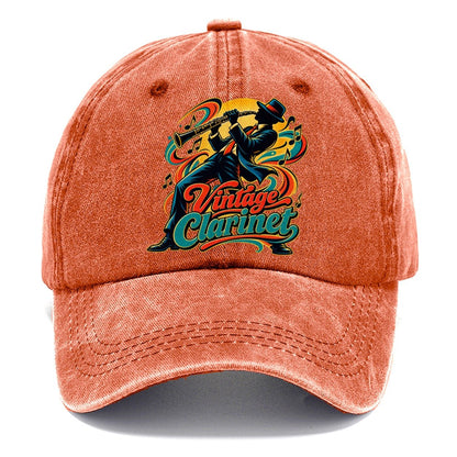 Vintage Clarinet Music Instruments Classic Cap – Terracotta Clay
