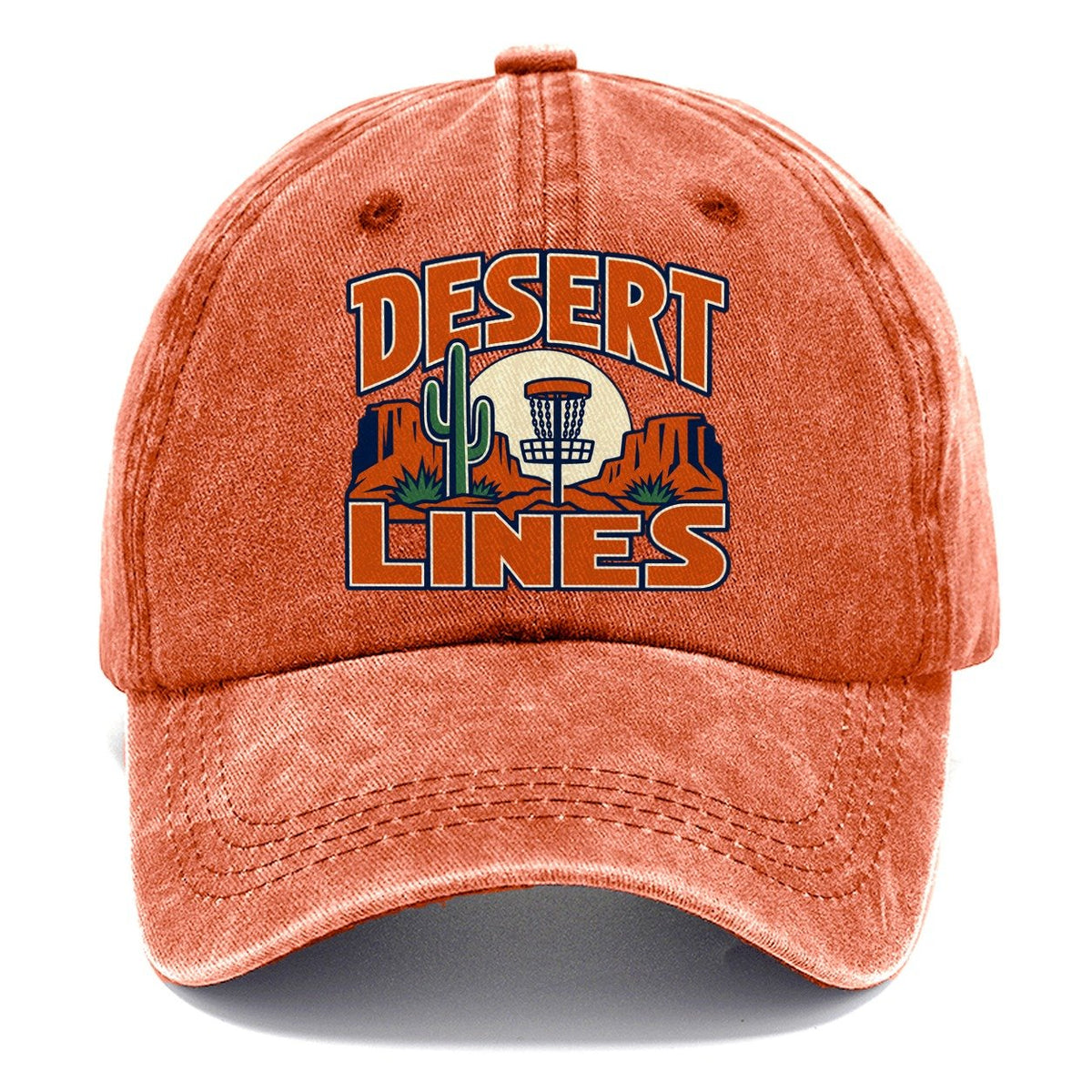 Desert Lines Disc Golf Classic Cap – Terracotta Clay