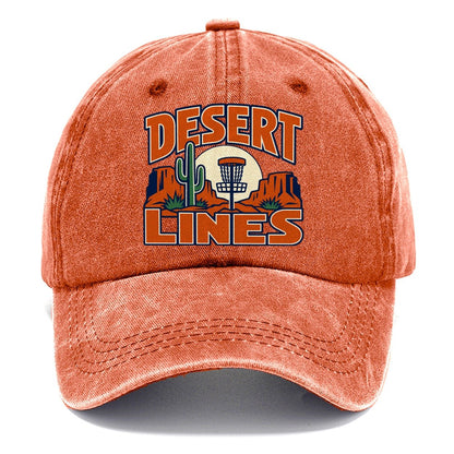 Desert Lines Disc Golf Classic Cap – Terracotta Clay
