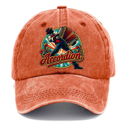 Accordion Crest Music Instruments Classic Cap – Terracotta Clay