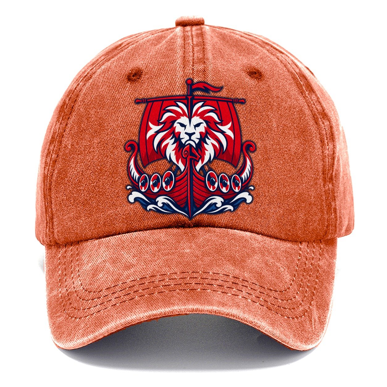 Norway Minimal Emblem Country Logos Classic Cap – Terracotta Clay