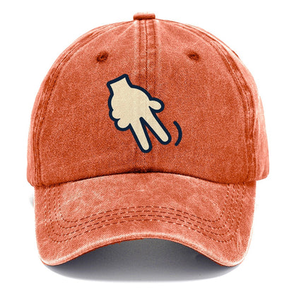 Doubles Hand Signal Behind Back Tennis Match Rituals Classic Cap – Terracotta Clay