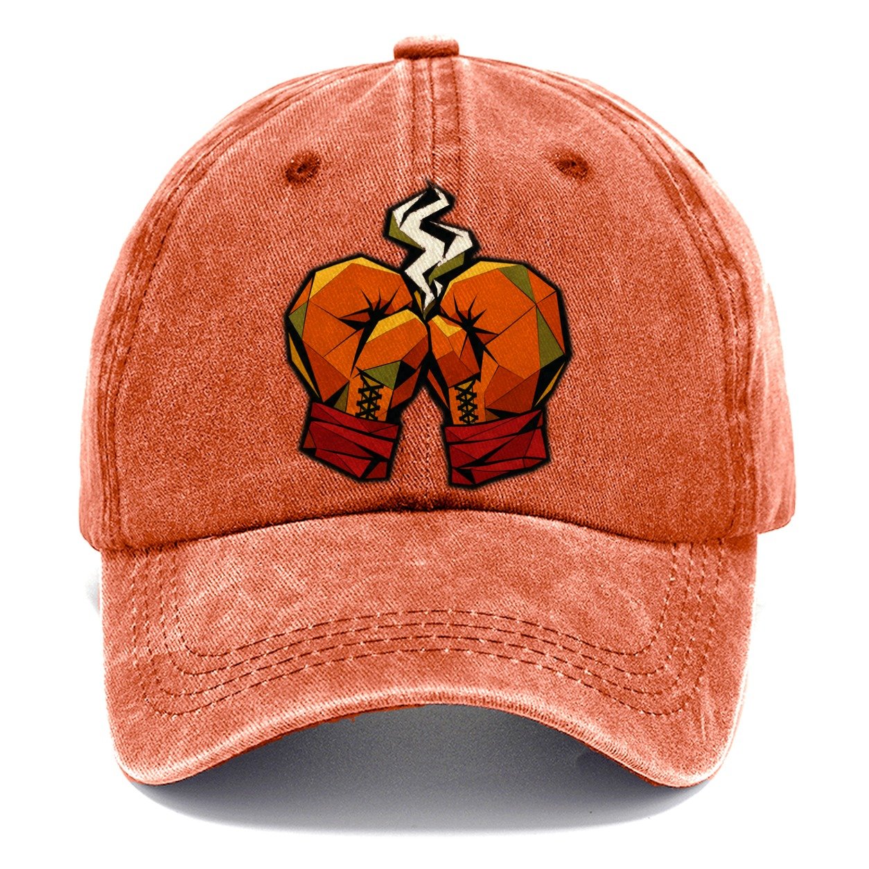 Boxing Gloves Pair Classic Cap – Terracotta Clay