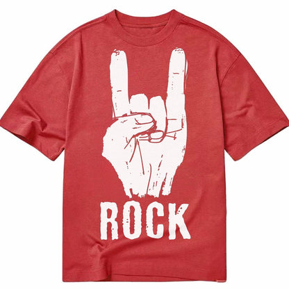 Hand Horn Rock N Roll Classic T-shirt – Red